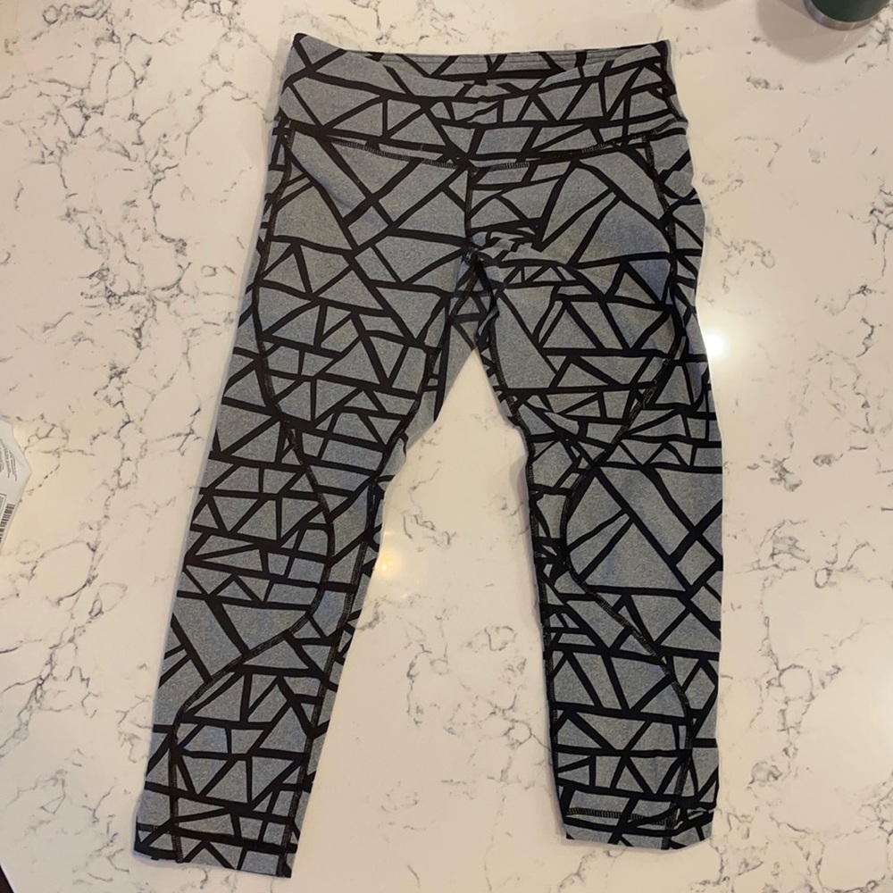 VIMMIA crop Leggings | gray and navy | size M